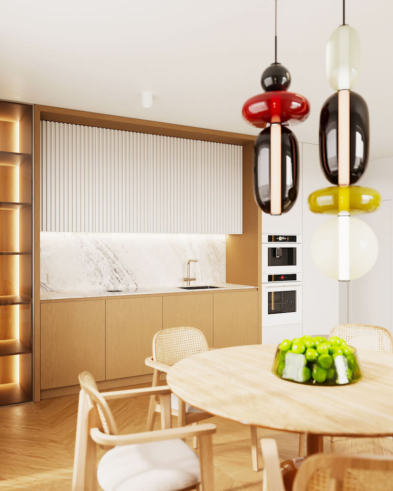 Moderné bývanie Pekná cesta Bratislava Rača – interiér penthousu